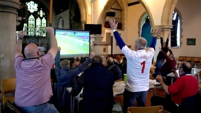 Celebrations in the Holy Trinity Church in Sittingbourne, Kent. PA