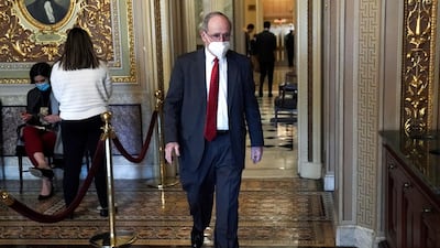 James Risch, a senator from Idaho and top Republican on the Senate Foreign Relations Committee, on Capitol Hill, February 13, 2021. Pool via AP