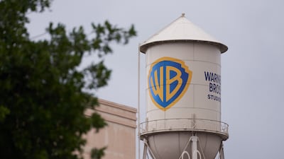 A landmark water tower at Warner Brothers Studios in the city of Burbank, California. EPA