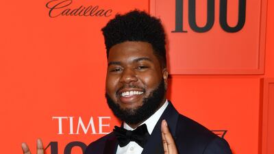 Khalid arrives on the red carpet for the Time 100 Gala at the Lincoln Center in New York on April 23, 2019. AFP