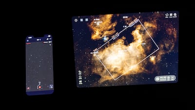 Displays from dedicated telescopes show the finer details of star clusters and nebulas. Antonie Robertson/The National