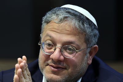 EU states are discussing possibly imposing sanctions on Israeli far-right National Security Minister Itamar Ben-Gvir. AFP