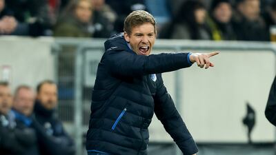 Julian Nagelsmann of Hoffenheim is one of the most promising managers in the Bundesliga. Getty Images