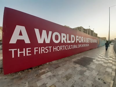 Promotions for the expo have begun in several parts of the city. Photo: Ankita Dwivedi