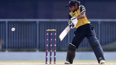 Winifred Duraisingam bats against the UAE.