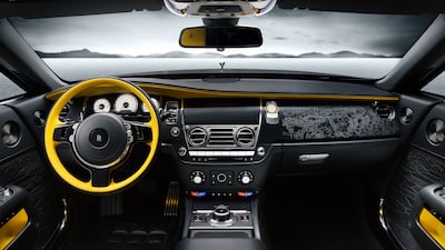 The yellow-and-black stylings give the Wraith an extra buzz