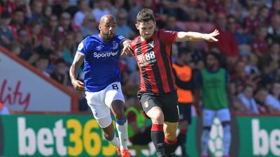 Centre midfield: Lewis Cook (Bournemouth) – A terrific first appearance of the season as Cook returned from a nine-month injury lay-off to help Bournemouth beat Everton. AFP