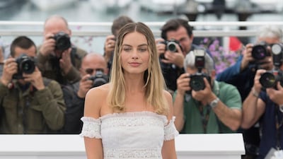 Margot Robbie at the photo call for 'Once Upon a Time in Hollywood' at the Cannes Film Festival on May 22, 2019. AP