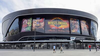 WrestleMania 41 will take place over two nights at Allegiant Stadium in Las Vegas. Getty Images