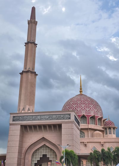 Masjid Putra was built in 1999 from rose-coloured granite. Courtesy Ronan O’Connell