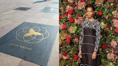 Dubai Star of Guyanese-English actress, Letitia Wright. Leslie Pableo / The National
