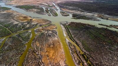The effects of drought at Al Chibayish marshes in Iraq's southern Dhi Qar province. AFP