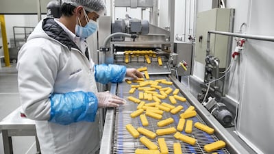 About half of the fish on site is processed and distributed fresh, the majority of which is bought in from fish farms