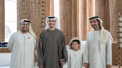 Ambassador Shihab Al Faheem with Emirati youth ambassadors who speak fluent Japanese and won fans and friends from the Japanese public. Photo: UAE Pavilion Expo 2025 Osaka