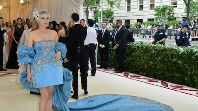 Diane Kruger in custom Prabal Gurung. AFP