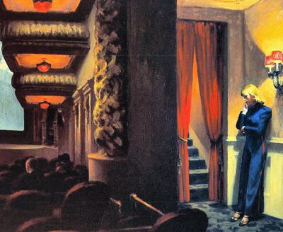 The class dissects Edward Hopper's 'New York Movie' (1939) as part of the course. As Ali Kafi points out, it is the composition, more than the content, of Hopper’s painting that has the greatest impact on the viewer.Alamy