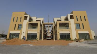 Dubai’s Sustainable City is set to open next month with residential units, restaurants and retail operations. Jeffrey E Biteng / The National