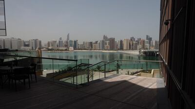 The view from the Four Seasons Abu Dhabi. Delores Johnson / The National
