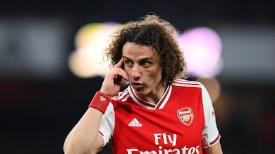 David Luiz of Arsenal during the match. Getty