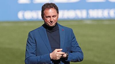 Parma's assistant coach Andrea Tarozzi. EPA