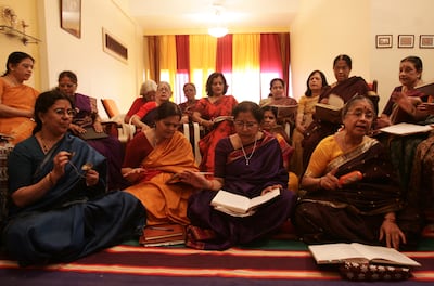 For centuries, bhajans have been sung at slow, meditative settings – within homes, temples, prayer gatherings. Getty Images