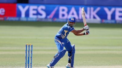 Rohit Sharma's 42 changed the complexion of the game for Mumbai Indians. Pawan Singh / The National