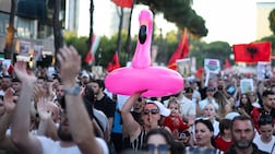A protest against a luxury resort backed by Jared Kushner. Reuters