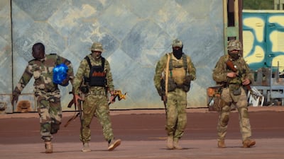 Russian mercenaries in northern Mali are among those accused of atrocities in the country. AP