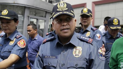 Philippine National Police Chief Ronald dela Rosa said several people have been killed in battle between government forces and suspected Abu Sayyaf militants on Bohol island. (AP Photo/Aaron Favila)