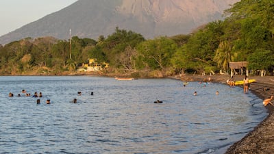 Swimming in Omtepe, Nicaragua. Jamie Lafferty
