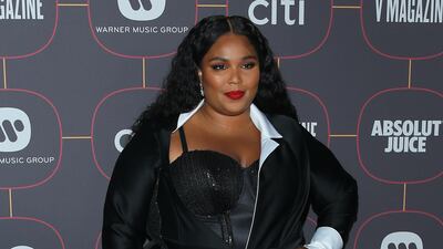 Lizzo attends the Warner Music Group Pre-Grammy Party, at the Hollywood Athletic Club in Los Angeles, California, on Thursday, January 23. EPA