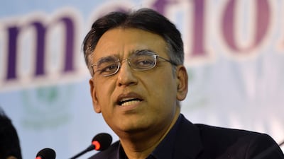Pakistan's Finance Minister Asad Umar says balance of payments issue now overcome. AFP