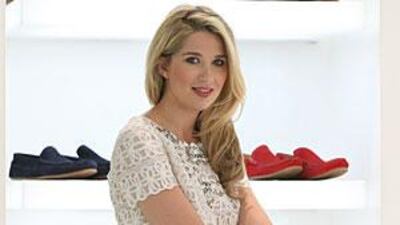 The shoe designer Alexandra Finlay is selling her Fin's brand through Boutique 1 at Jumeirah Beach Residence, Dubai.