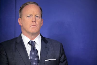 Sean Spicer was Donald Trump's first Former White House press secretary. Getty Images