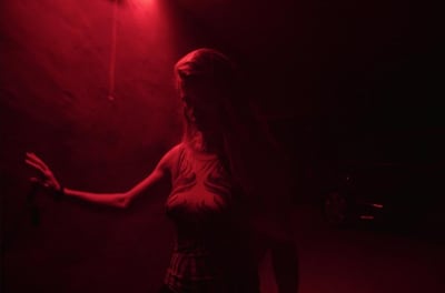 Florentina Holzinger plays Sarah, an MMA fighter who gets hired by a wealthy family in Amman. Photo: Ulrich Seidl Filmproduktion