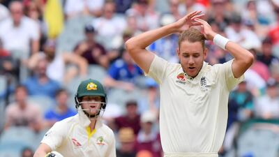 England's Stuart Broad has admitted he has not been at his best in the Ashes series. Andy Brownbill / AP Photo