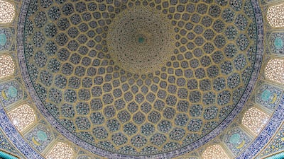 The Sheikh Lotfollah Mosque in Isfahan, Iran.