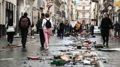 The violence degenerated into looting and burning nationwide. AFP