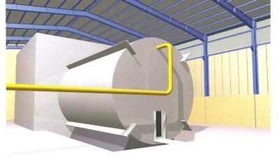 The rendering inside Iran’s Parchin site shows a chamber of the type needed for nuclear arms related tests.