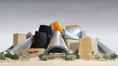 Rendering of the planned Guggenheim Abu Dhabi building, scheduled for completion in 2026. Photo: Gehry Partners
