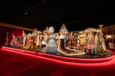 Theatrically shines in the exhibition giving runway items a new lease of life and level of appreciation. Photo: Dolce & Gabbana