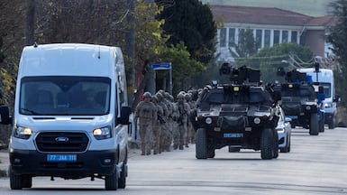 Turkish special forces leave the site of an anti-ISIS raid in Yalova province. Reuters