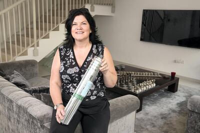 Ms Fraser says an average family can save 50 per cent by using her system if they are spending Dh50 per week on water bottles. Antonie Robertson / The National