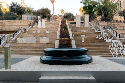 Various pieces drawing from the city's history are on display across Lebanon's capital. Photo: We Design Beirut