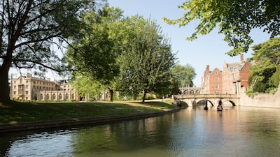 The Backs at St John's College, Cambridge. Courtesy Visit England/Iain Lewis