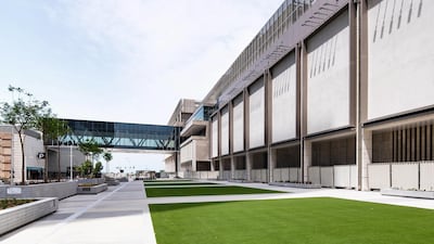 External facade of The Galleria extension on Al Maryah Island