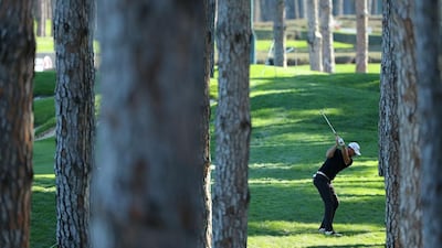 Robert Karlsson of Sweden hits an approach shot on November 4, 2016, during Day 2 of the Turkish Airlines Open at the Regnum Carya Golf & Spa Resort in Antalya, Turkey. Warren Little / Getty Images