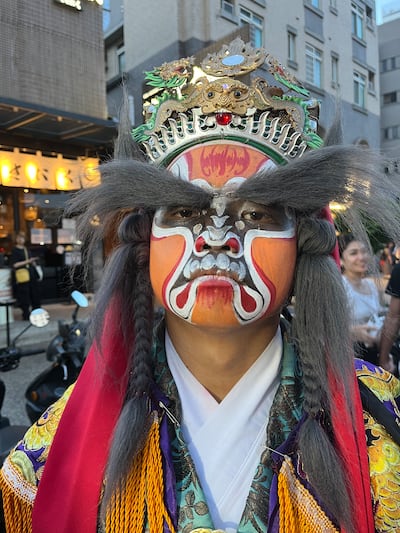 Taitung parade is a vibrant, colourful experience. David Dunn for The National