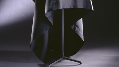 Cristobal Balenciaga evening gown and cape, 1967. Courtesy Victoria and Albert Museum