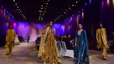 It wasn't all white on the night.